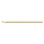 14K Two-tone Gold Satin X Stampato Bracelet