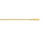 14K Gold 1.8mm Square Wheat Chain 