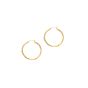 14K Gold 3x40mm Hoops