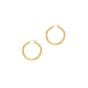 14K Gold 4x40mm Hoops