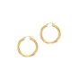 14K Gold 5x40mm Hoops