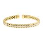 14K Gold Two-Tone Venetian Link Cuff Bracelet