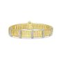 14K Five Station Diamond Tubogas Bracelet