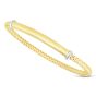 14K Gold Prosecco Stretch Bar Bracelet