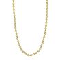 14K Polished & Diamond Cut Bead Chain