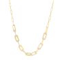 14K Two-Tone Pallina Paperclip Necklace 