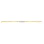 14K Gold Two-Tone ID Bracelet 