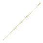 14K Diamon'Oro Paperclip Bracelet