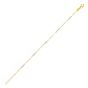 14K Two Tone Oval & Paperclip Link Bracelet