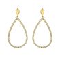 14K Diamon'Oro Marquise Earrings