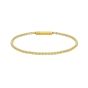 14K 2.7mm Two-Tone Fancy Ice Chain Bracelet