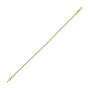 14K 2.7mm Two-Tone Fancy Ice Chain Bracelet