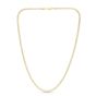 10K 3.3mm Two-Tone Fancy Ice Chain