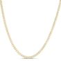 10K 3.8mm Two-Tone Fancy Ice Chain
