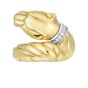 14K Gold Diamond Panther Ring