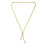 14K Gold Diamond Venetian Lariat Necklace