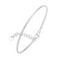 14K Diamond Cut Stack Bangle