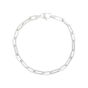 14K 4mm Diamanté Paperclip Bracelet