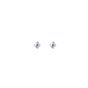 14K Gold 2mm Round CZ Stud Earring