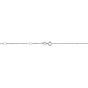 14K Gold .5mm Double Extendable Rope Chain 