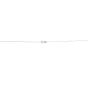 14K Gold 0.97mm Double Extendable Cable Chain