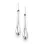 14K Gold Polished Graduated Tear Drop Earring