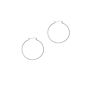 14K Gold 1.5x40mm Hoops