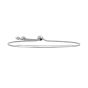 14K Gold Curved Bar Friendship Bracelet