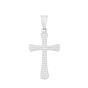 14K Gold Diamond Cut Cross