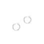14K Gold 4x25mm Hoops