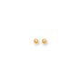 10K Gold Polished 6mm Ball Stud Earring