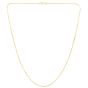 10K Gold 1.3mm French Cable Chain
