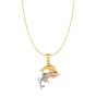 10K Gold Dolphin Necklace