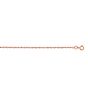 10K Gold .95mm Machine Rope Chain Carded 