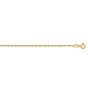 10K Gold .95mm Machine Rope Chain Carded 