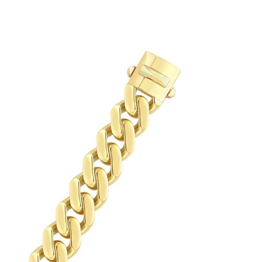 14K Gold 9.5mm Lite Miami Cuban
