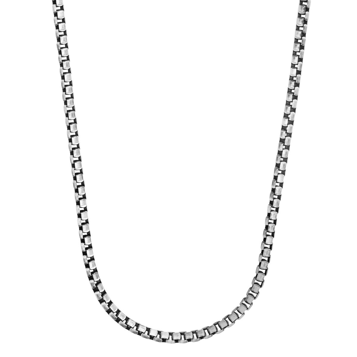 Gunmetal Round Necklace Gunmetal Round Necklace