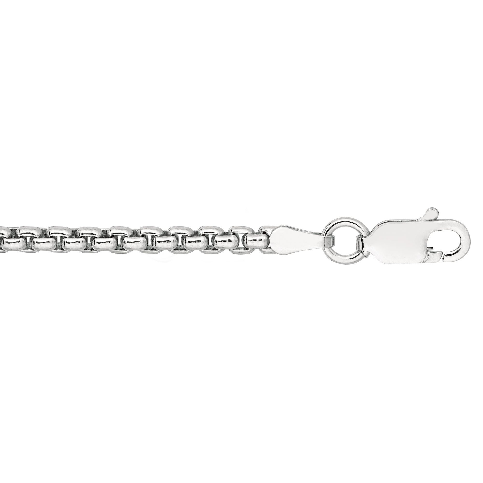 AGRRBX110 Silver 2mm Round Box Chain | Royal Chain Group