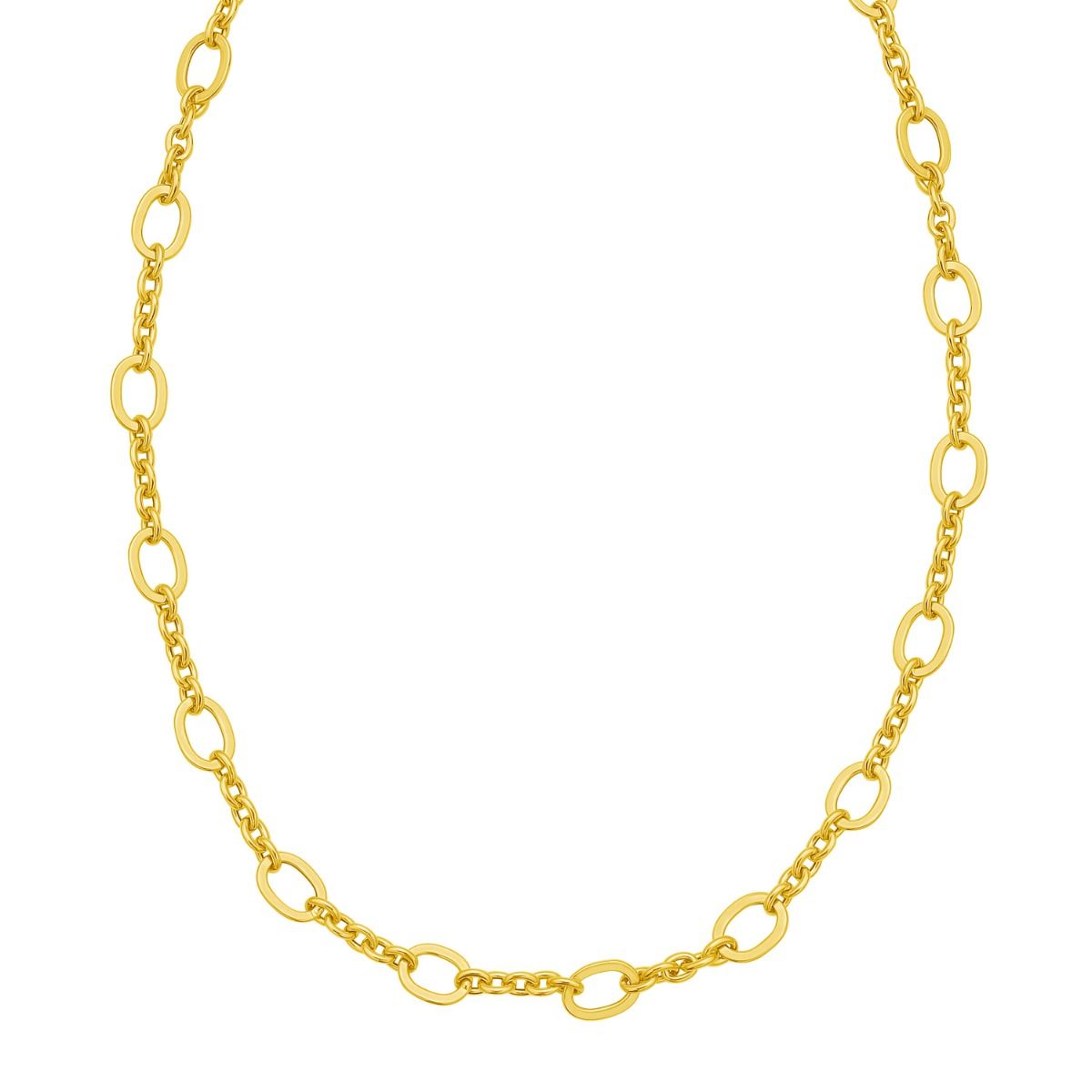 14K Five & One Oval Link Chain - Necklace & Bracelet