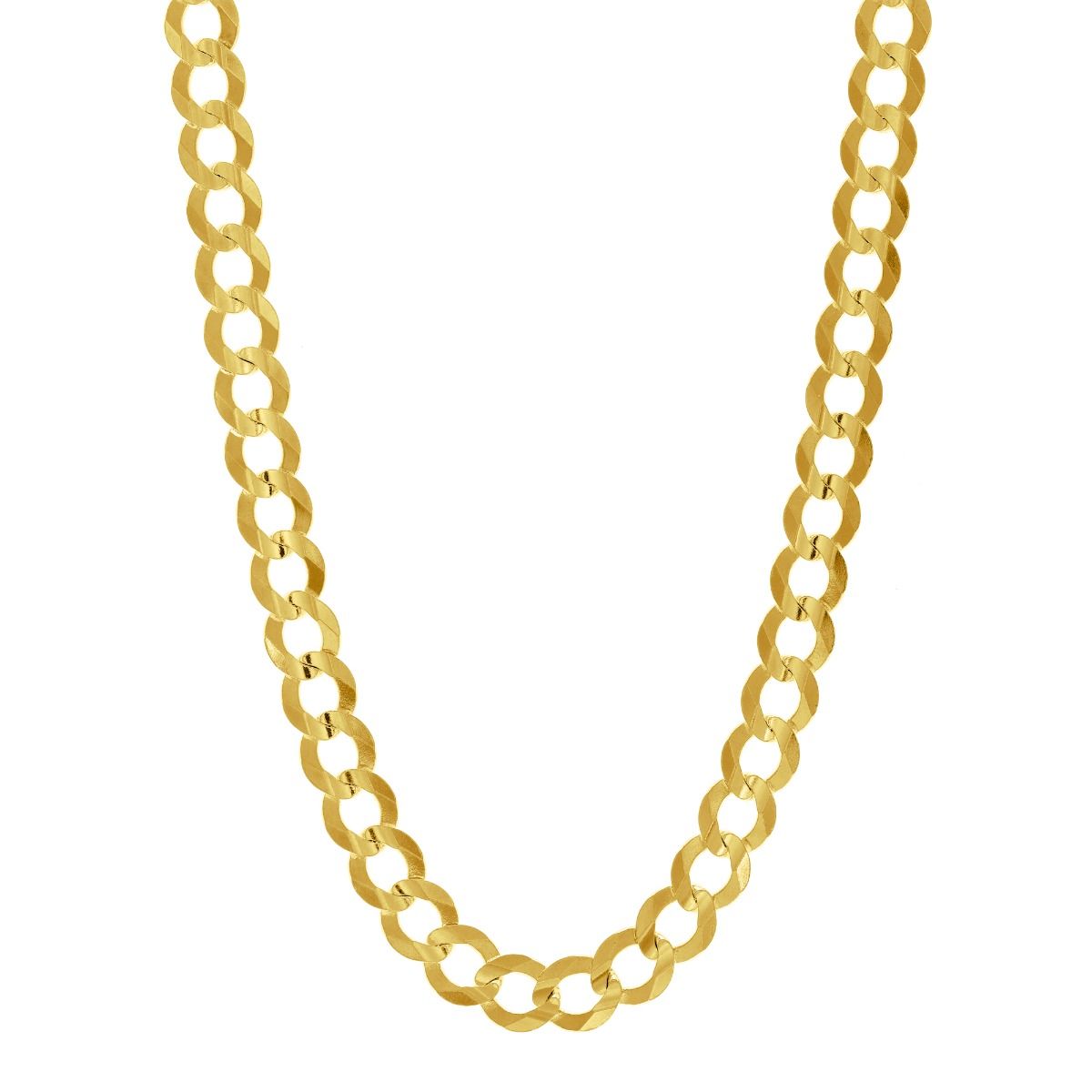 CC210 14K Gold 8.2mm Comfort Curb Chain | Royal Chain Group