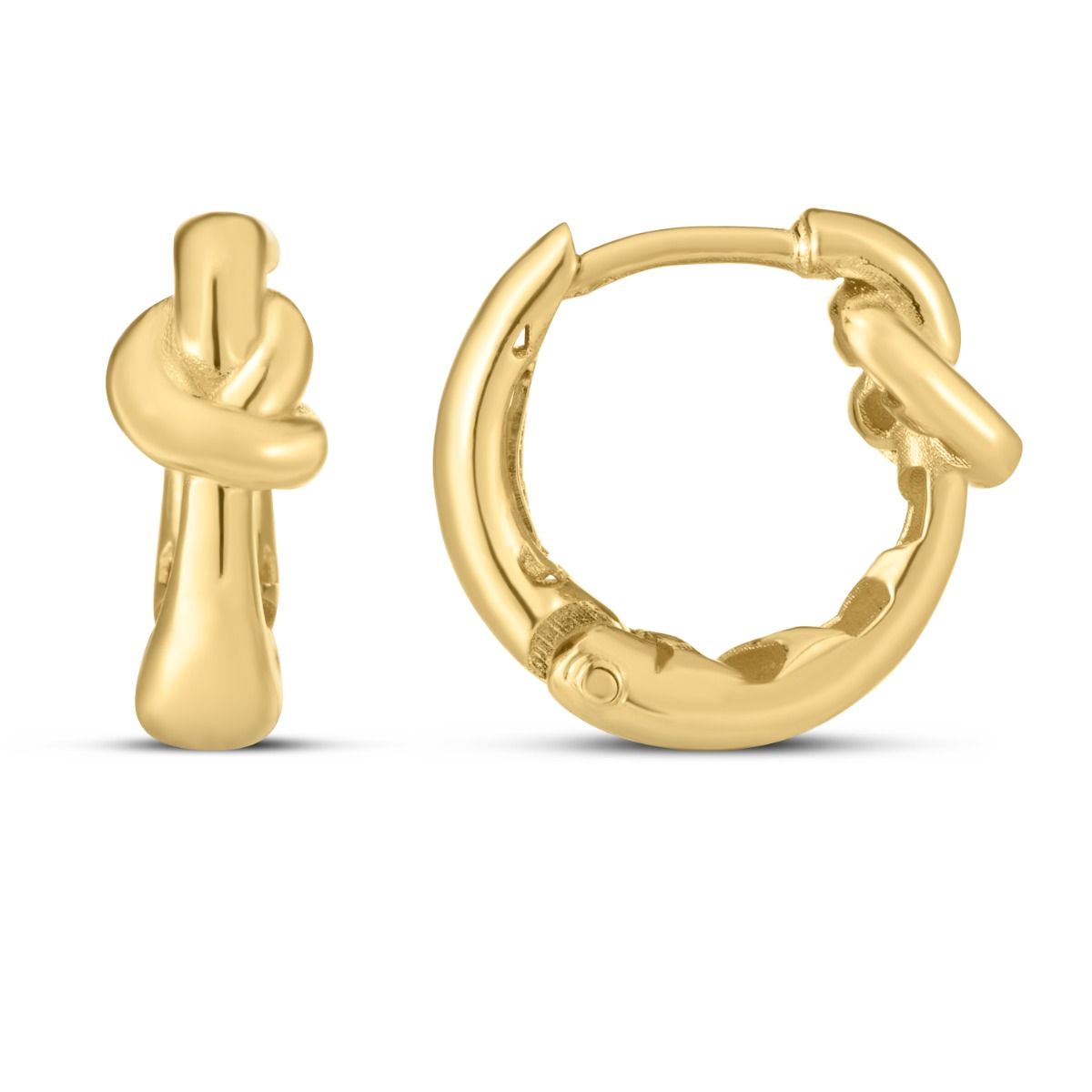 LOVE KNOT HOOPS -E33011Y,W main image 1