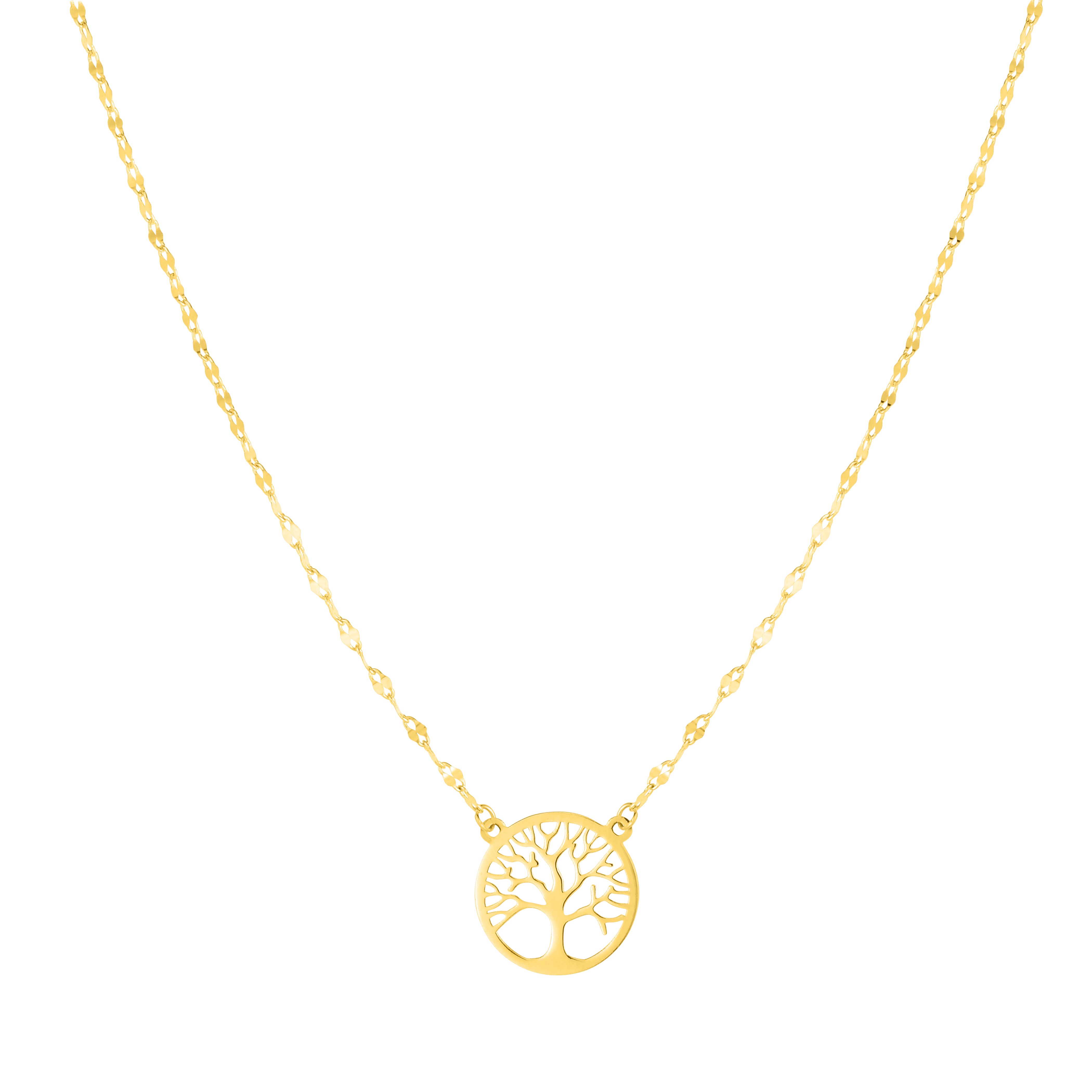 14k gold tree of life necklace sales