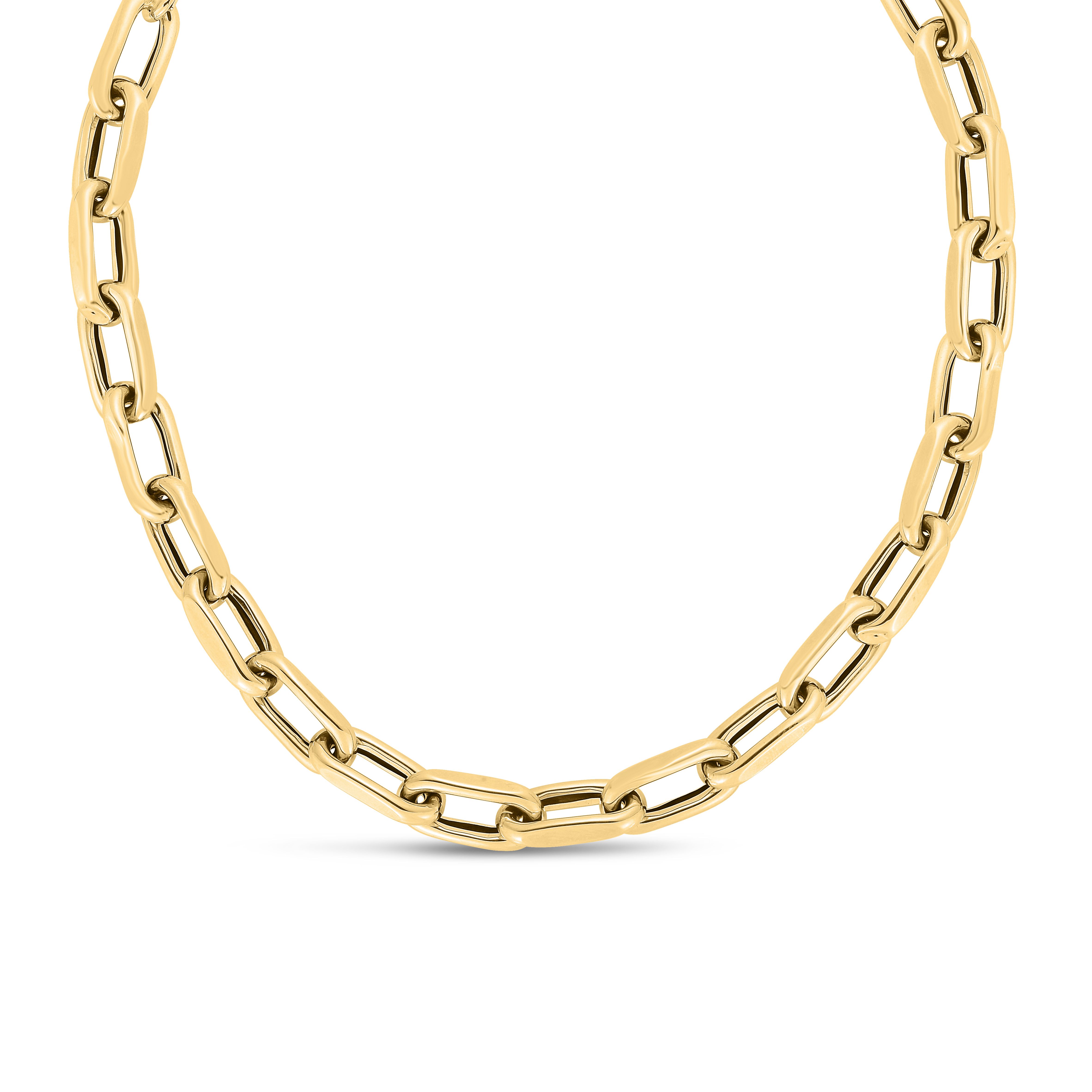 14K 9mm French Cable Fancy Link Chain - Necklace & Bracelet