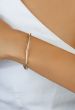 14K Small Stretch Mesh Bracelet