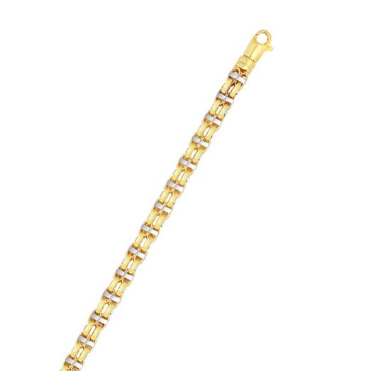 14K Gold Fancy Double Anchor Link 