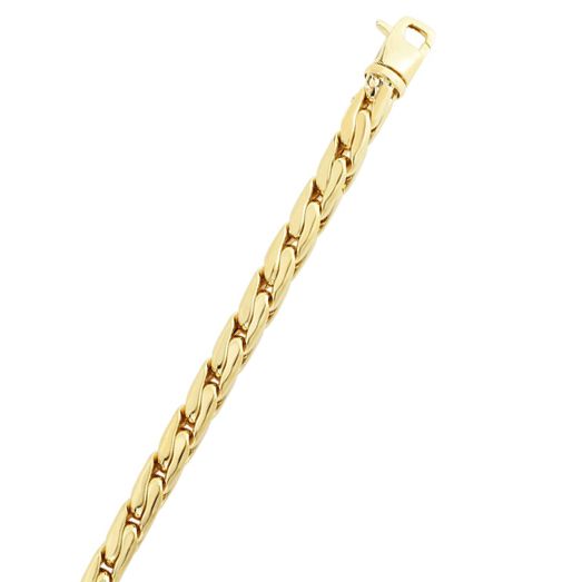 14K Gold Square Curb Chain