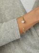 14K Diamond Heart Tubogas Cuff