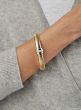 14K Center Station Diamond Tubogas Bracelet