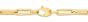 10K Gold 4.2mm Lite Paperclip Chain