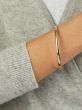14K Stackable Curved Bangle